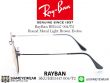 RayBan Roundแว่น Metal RB3447 Light Brown