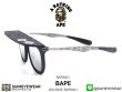แว่นตากันแดด A BATHING APE x PARASITE BAPR001 GN Matte Black w/cap Limited Edition