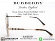 แว่นกันแดด Burberry Check Detail Pilot BE3092QF Light Gold 