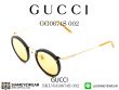 แว่นกันแดดคลาสสิค  Gucci GG0674S Black Yellow 