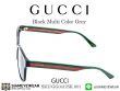 แว่นกันแดด Gucci GG0417SK Black Multi color Grey