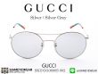 แว่นกันแดด Gucci GG0680S Silver Grey
