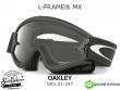 แว่น เซฟตี้ Oakley Goggle L FRAME MX 01-247 Black/Clear