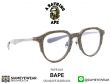 แว่นตา A BATHING APE BAPR003 GN MATTE OLIVE Limited Edition