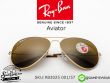 แว่นตากันแดด Rayban Aviator RB3025 001/57 Gold/Crystal Brown Polarized
