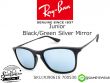 แว่นเด็ก Rayban Junior RJ9061S 700530 Black/Green Silver Mirror