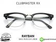 กรอบแว่นสายตา Rayban Optic CLUBMASTER RX5154 2000 Shiny Black