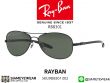 แว่นกันแดด Rayban RB8301 002 CARBON FIBRE Metal black green G-15XLT