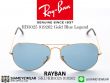 แว่นตากันแดด Rayban Aviator Team Wang X RB3025 Gold Blue Legend
