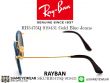 แว่นตากันแดด Rayban Round Creft RB3475Q Gold Blue Jeans 