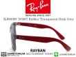 แว่นกันแดด Rayban Junior RJ9069S Rubber Transparent Drak Grey 