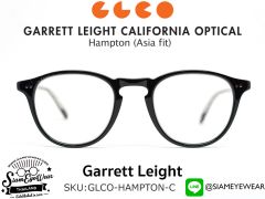 กรอบแว่นสายตา Garrett Leight Hampton (Asia fit) Black