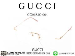 แว่นแบบไม่มีกรอบ Gucci GG0683O