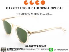 แว่นกันแดดใส Garrett Leight hampton x