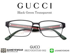แว่น Gucci GG07530 Black Green Transparent