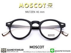 แว่น MOSCOT MILTZEN TT46 Matte Black Gold
