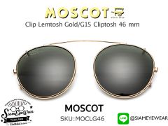คริป MOSCOT Clip Lemtosh Gold/G15 Cliptosh 46 mm clipon