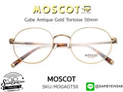 แว่น MOSCOT Gabe Antique Gold Tortoise 50mm