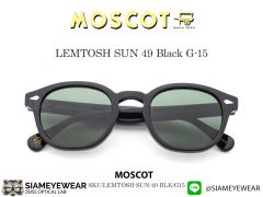 แว่น Moscot LEMTOSH SUN Black G-15 