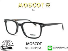 แว่นตา MOSCOT Pat Black 51 mm