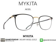แว่นสายตา MYKITA AKSEL RX Gold Jet Black 50mm