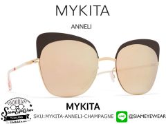 แว่น MYKITA ANNELI Champagne Gold Dark Brown/Champagne Gold