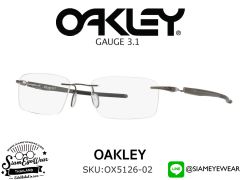 กรอบแว่นสายตา Oakley Optic Gauge 3.1 OX5126-02 Pewter