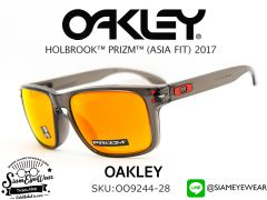 แว่น Oakley HOLBROOK PRIZM (ASIAN FIT) OO9244-28 Grey Smoke/Prizm Ruby Iridium