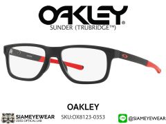 Oakley OPTIC SUNDER OX8123-0353 Satin Black/Redline