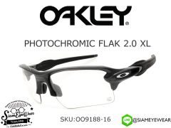 แว่น Oakley Flak 2.0 XL OO9188-16 Steel/Clear Black Iridium Photochromic
