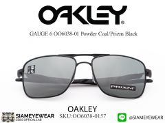 แว่นกันแดด Oakley GAUGE 6 OO6038-01 Powder Coal/Prizm Black