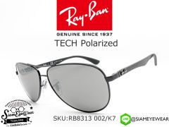 แว่นตากันแดด Rayban TECH Polarized RB8313 002/K7