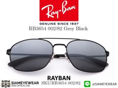 แว่น Rayban RB3654 Grey Black