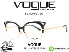 แว่นตา Vogue Optic VO5138 W44 Black/Pale Gold