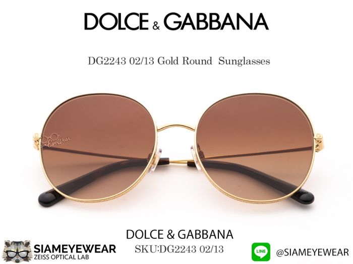แว่นกันแดด DOLCE & GABBANA DG2243 Gold