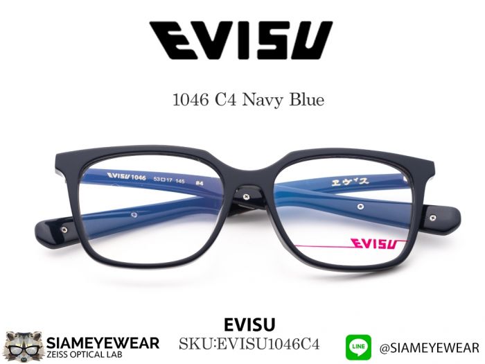 แว่น EVISU 1046 Navy Blue