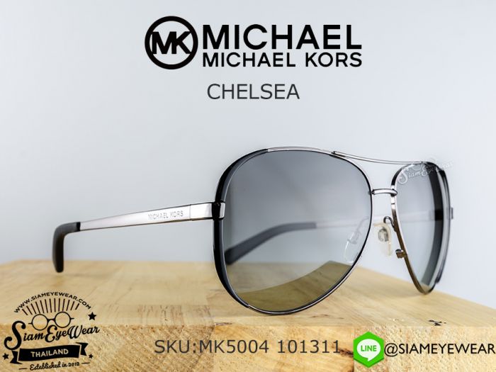 แว่นตากันแดด Michael Kors CHELSEA MK5004 101311 Gun Metal/Grey Gradient