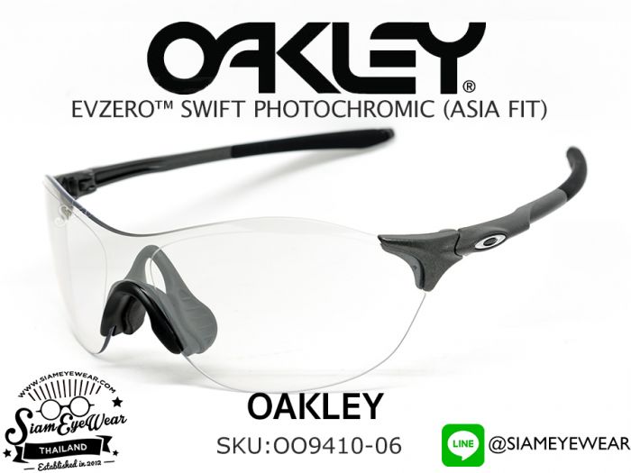 แว่น Oakley EVZero Swift (Asia fit) OO9410-06 Steel/Clear Black Photochromic