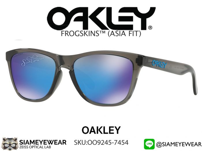 แว่น Oakley FROGSKINS (ASIA FIT) OO9245-7454Gray Smoke/Prizm Sapphire