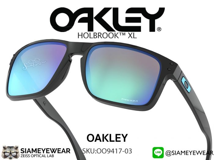 แว่น Oakley HOLBROOK XL OO9417-03 Polished Black/Prizm Sapphire Iridium