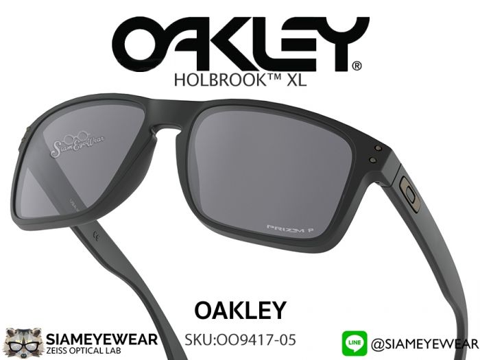 แว่น Oakley HOLBROOK XL OO9417-0559 Matte Black/Prizm Black Polarized
