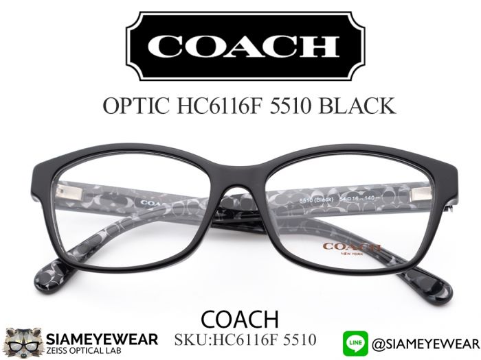 แว่น COACH HC6116F 5510 Black