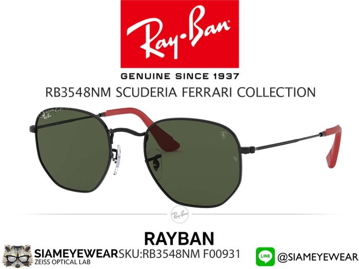 แว่น Rayban RB3548NM F00931 HEXAGONAL FERRARI