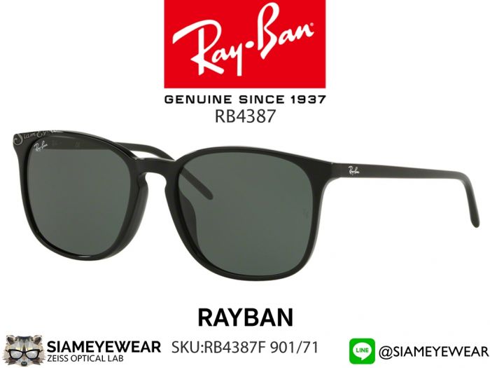 แว่นกันแดด Rayban RB4387F 901/71