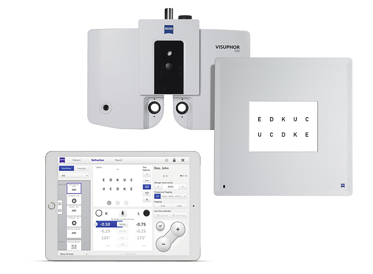 ZEISS VISUPHOR 500 — เครื่องวัดสายตาดิจิทัล 0.01D